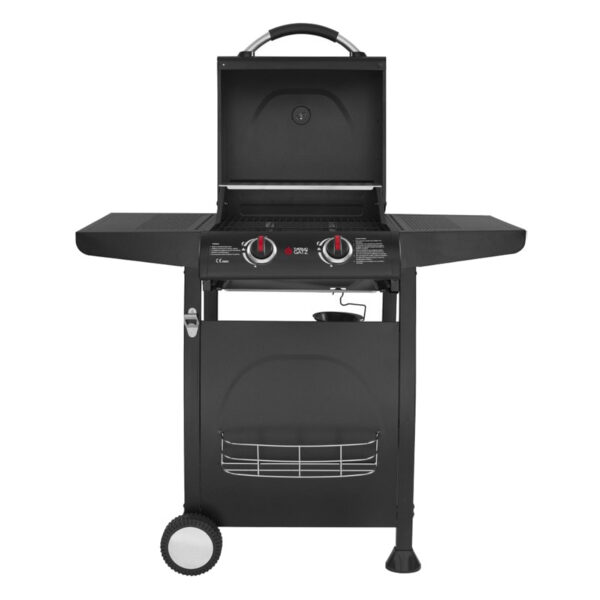 Ψησταριά Υγραερίου Thermogatz GS Grill Lite Μαύρη με 2 Καυστήρες