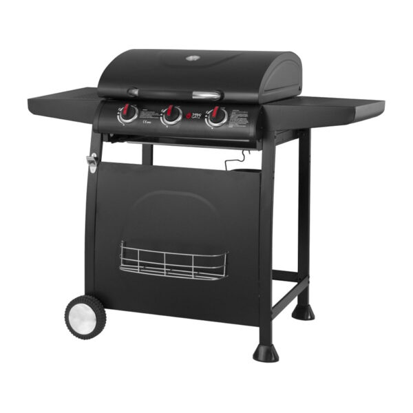 Thermogatz GS Grill Lite 3 3 Ψησταριά Υγραερίου Thermogatz GS Grill Lite Μαύρη με 3 Καυστήρες
