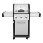 Ψησταριά Υγραερίου Thermogatz GS Grill Superior Inox/Μαύρη με 3 Καυστήρες και Πλαϊνή Εστία