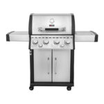 Ψησταριά Υγραερίου Thermogatz GS Grill Superior Inox/Μαύρη με 4+1 Καυστήρες και Πλαϊνή Εστία
