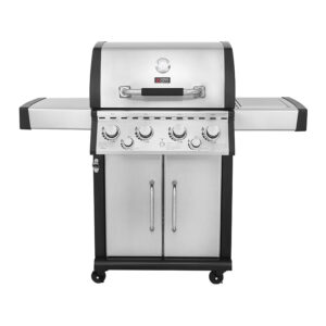 Ψησταριά Υγραερίου Thermogatz GS Grill Superior Inox/Μαύρη με 4+1 Καυστήρες και Πλαϊνή Εστία