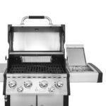 Ψησταριά Υγραερίου Thermogatz GS Grill Superior Inox/Μαύρη με 4+1 Καυστήρες και Πλαϊνή Εστία