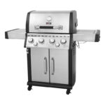Ψησταριά Υγραερίου Thermogatz GS Grill Superior Inox/Μαύρη με 4+1 Καυστήρες και Πλαϊνή Εστία