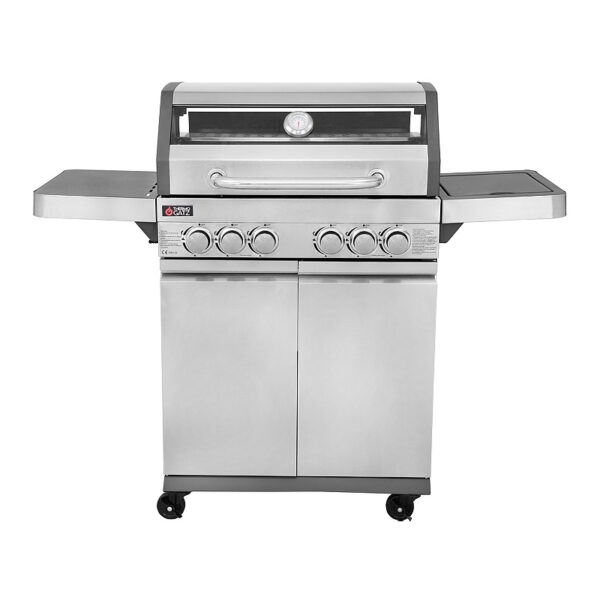 Ψησταριά Υγραερίου Thermogatz GS Grill View Inox με 4+1 Καυστήρες και Πλαϊνή Εστία