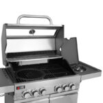 Ψησταριά Υγραερίου Thermogatz GS Grill View Inox με 4+1 Καυστήρες και Πλαϊνή Εστία