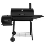 Ψησταριά Κάρβουνου Μεταλλική Thermogatz KRV-SMOKER 18 Μαύρη με Καπάκι