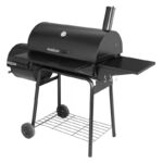 Ψησταριά Κάρβουνου Μεταλλική Thermogatz KRV-SMOKER 18 Μαύρη με Καπάκι