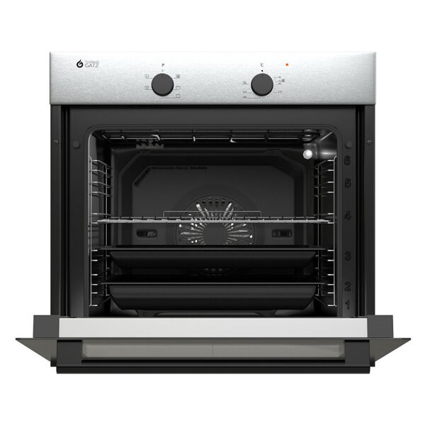 Εντοιχιζόμενος Φούρνος 80L Thermogatz TGS 1180 XL Inox με Υδρόλυση