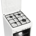 Κουζίνα Αερίου 43L Thermogatz TGS 151 WH Λευκή με Eστίες Αερίου & Καπάκι