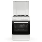 Κουζίνα Μικτή 56L Thermogatz TGS 3501 WH Λευκή με Eστίες Αερίου/Εμαγιέ & Καπάκι