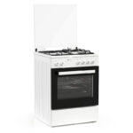 Κουζίνα Μικτή 60L Thermogatz TGS 3511 WH Λευκή με Eστίες Αερίου/Εμαγιέ & Καπάκι
