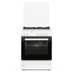 Κουζίνα Μικτή 60L Thermogatz TGS 3511 WH Λευκή με Eστίες Αερίου/Εμαγιέ & Καπάκι