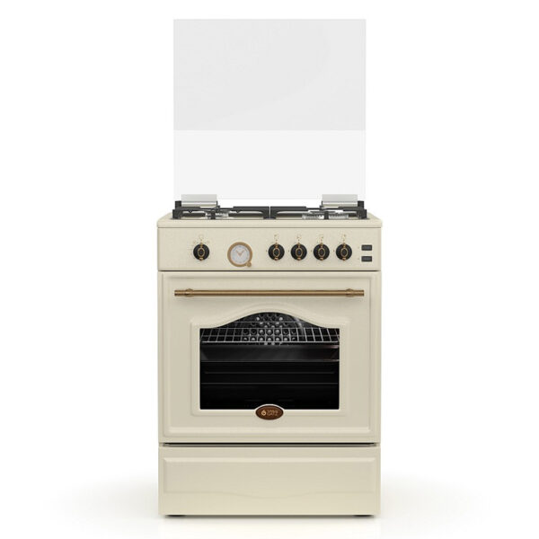 Κουζίνα Αερίου 49L Thermogatz TGS 4111 Μπεζ με Eστίες Αερίου & Καπάκι