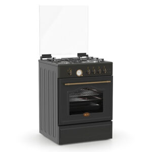 Κουζίνα Αερίου 49L Thermogatz TGS 4222 Ανθρακί με Eστίες Αερίου & Καπάκι