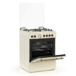 Κουζίνα Μικτή 60L Thermogatz TGS 4320 Μπεζ με Eστίες Αερίου & Καπάκι