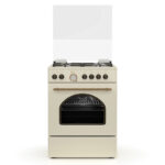 Κουζίνα Μικτή 60L Thermogatz TGS 4320 Μπεζ με Eστίες Αερίου & Καπάκι