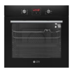 Εντοιχιζόμενος Φούρνος 60L Thermogatz TGS 4422 GL Μαύρος με Υδρόλυση