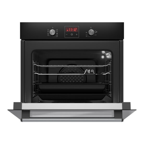 Εντοιχιζόμενος Φούρνος 60L Thermogatz TGS 4422 GL Μαύρος με Υδρόλυση