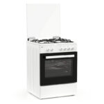 Κουζίνα Αερίου 49L Thermogatz TGS 5021 WH Λευκή με Eστίες Αερίου & Καπάκι