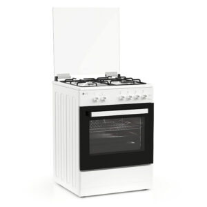 Κουζίνα Αερίου 49L Thermogatz TGS 5021 WH Λευκή με Eστίες Αερίου & Καπάκι