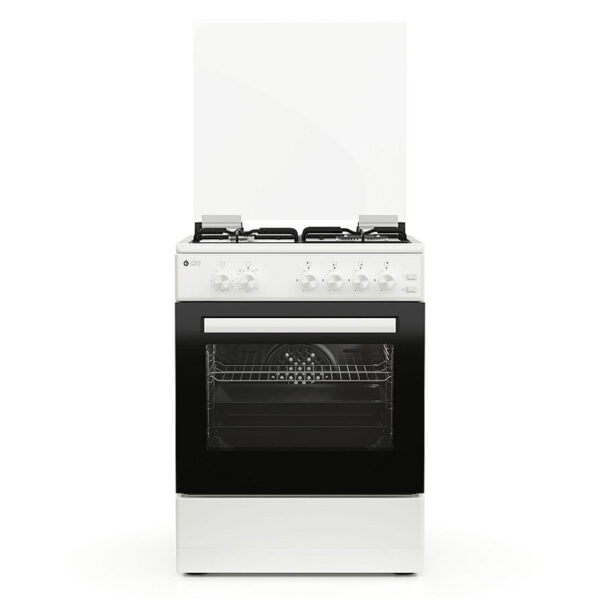 Κουζίνα Αερίου 49L Thermogatz TGS 5021 WH Λευκή με Eστίες Αερίου & Καπάκι