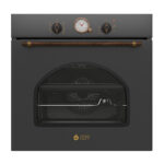 Εντοιχιζόμενος Φούρνος 80L Thermogatz TGS 5580 XL Ανθρακί με Υδρόλυση