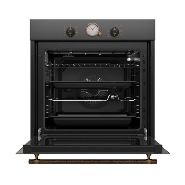 Εντοιχιζόμενος Φούρνος 80L Thermogatz TGS 5580 XL Ανθρακί με Υδρόλυση