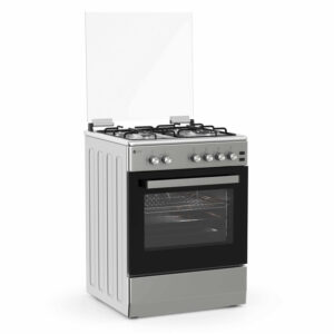 Κουζίνα Αερίου 49L Thermogatz TGS 6021 IX Inox με Eστίες Αερίου & Καπάκι