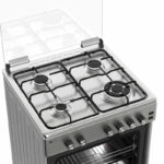 Κουζίνα Αερίου 49L Thermogatz TGS 6021 IX Inox με Eστίες Αερίου & Καπάκι