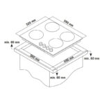 Αυτόνομη Εντοιχιζόμενη Εστία Αερίου Thermogatz TGS 9511 [Π59×Β52cm]