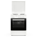 Ηλεκτρική Κουζίνα 60L Thermogatz TGS E120 WH Λευκή με Εμαγιέ Εστίες & Καπάκι