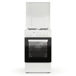 Ηλεκτρική Κουζίνα 47L Thermogatz TGS E50 WH Λευκή με Εμαγιέ Εστίες & Καπάκι