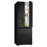 Ψυγείο Ντουλάπα Hisense RF632N4WFE Μαύρο [NoFrost/485L/Υ200×Π70cm]