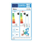Κλιματιστικό Inverter 12000BTU Midea All Easy Pro AEP2-12NXD6 με Ιονιστή & Wi-Fi