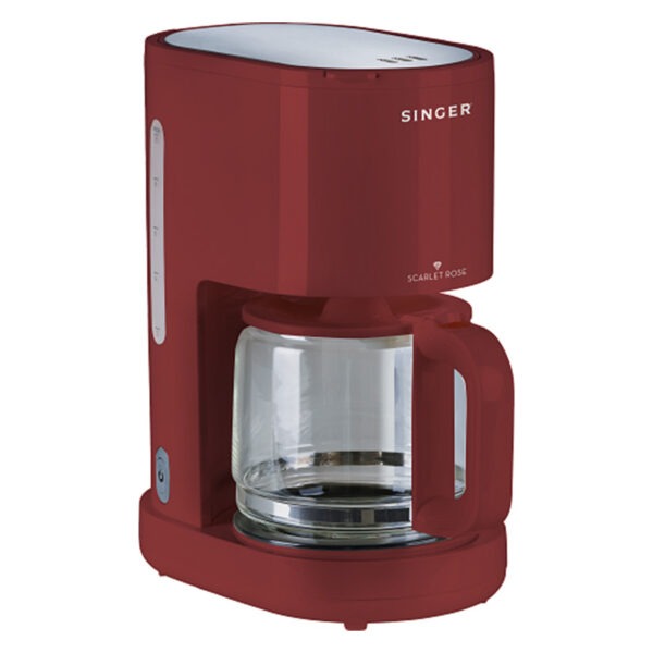 Καφετιέρα Φίλτρου Singer Scarlet Rose CM-1000 SCR [1000W/1.25L]