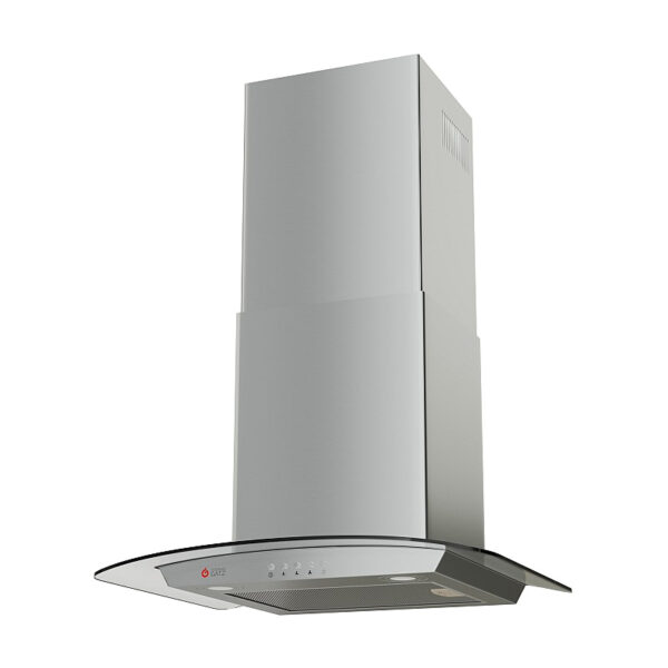 Απορροφητήρας Καμινάδα Thermogatz TGC 1160 GL Inox [Π60cm – 700m³/h]