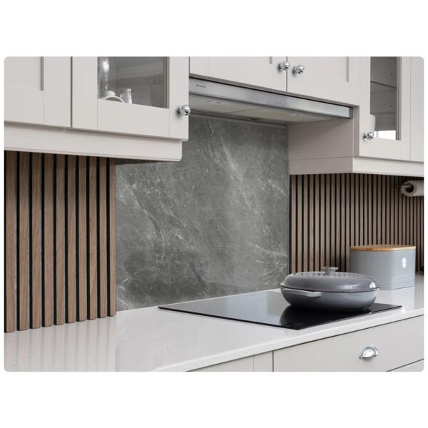 Πάνελ Τοίχου Bosy Grey από PVC [2.8×1.22m]