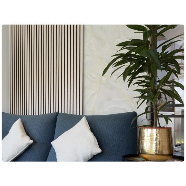 Πάνελ Τοίχου Cream Onyx από PVC [2.8×1.22m]