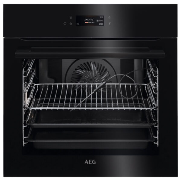 Εντοιχιζόμενος Φούρνος 71L AEG BPK742280B Μαύρος με Πυρόλυση