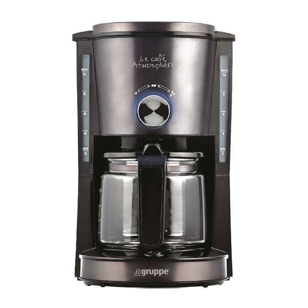 Καφετιέρα Φίλτρου Gruppe CM338BEA Gun Metal [1000W/1.25L]