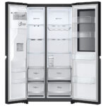Ψυγείο Ντουλάπα LG GSGV81EPLL Μαύρο [NoFrost/635L/Υ179×Π91cm]