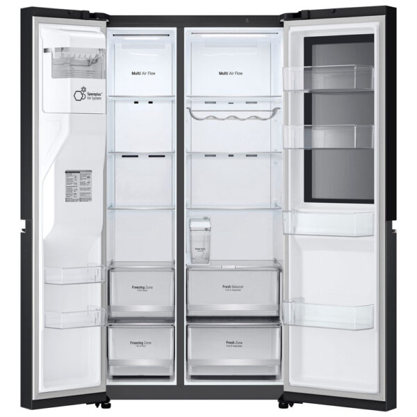 Ψυγείο Ντουλάπα LG GSGV81EPLL Μαύρο [NoFrost/635L/Υ179×Π91cm]