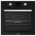 Εντοιχιζόμενος Φούρνος 65L MultiHome MH-6002 Μαύρος