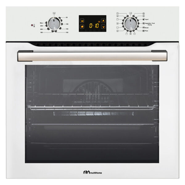 Εντοιχιζόμενος Φούρνος 65L MultiHome MH-6061 Λευκός με Κατάλυση