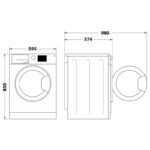 Πλυντήριο - Στεγνωτήριο Bauknecht WT Eco Plus 86 43 N [Steam/8~6kg/1400rpm]