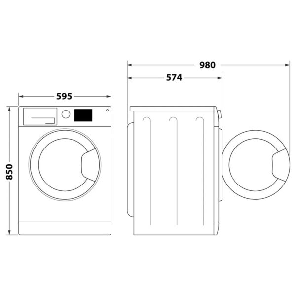 Πλυντήριο - Στεγνωτήριο Bauknecht WT Eco Plus 86 43 N [Steam/8~6kg/1400rpm]