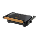 Τοστιέρα Estia Oak Μαύρη 1300W 06-18948