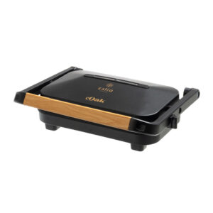 Τοστιέρα Estia Oak Μαύρη 1300W 06-18948