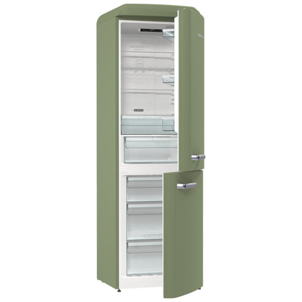 Ψυγειοκαταψύκτης Gorenje ONRK619DOL Λαδί [NoFrost/300L/Υ194×Π60cm]