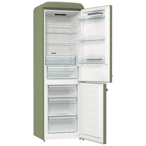 Ψυγειοκαταψύκτης Gorenje ONRK619DOL Λαδί [NoFrost/300L/Υ194×Π60cm]